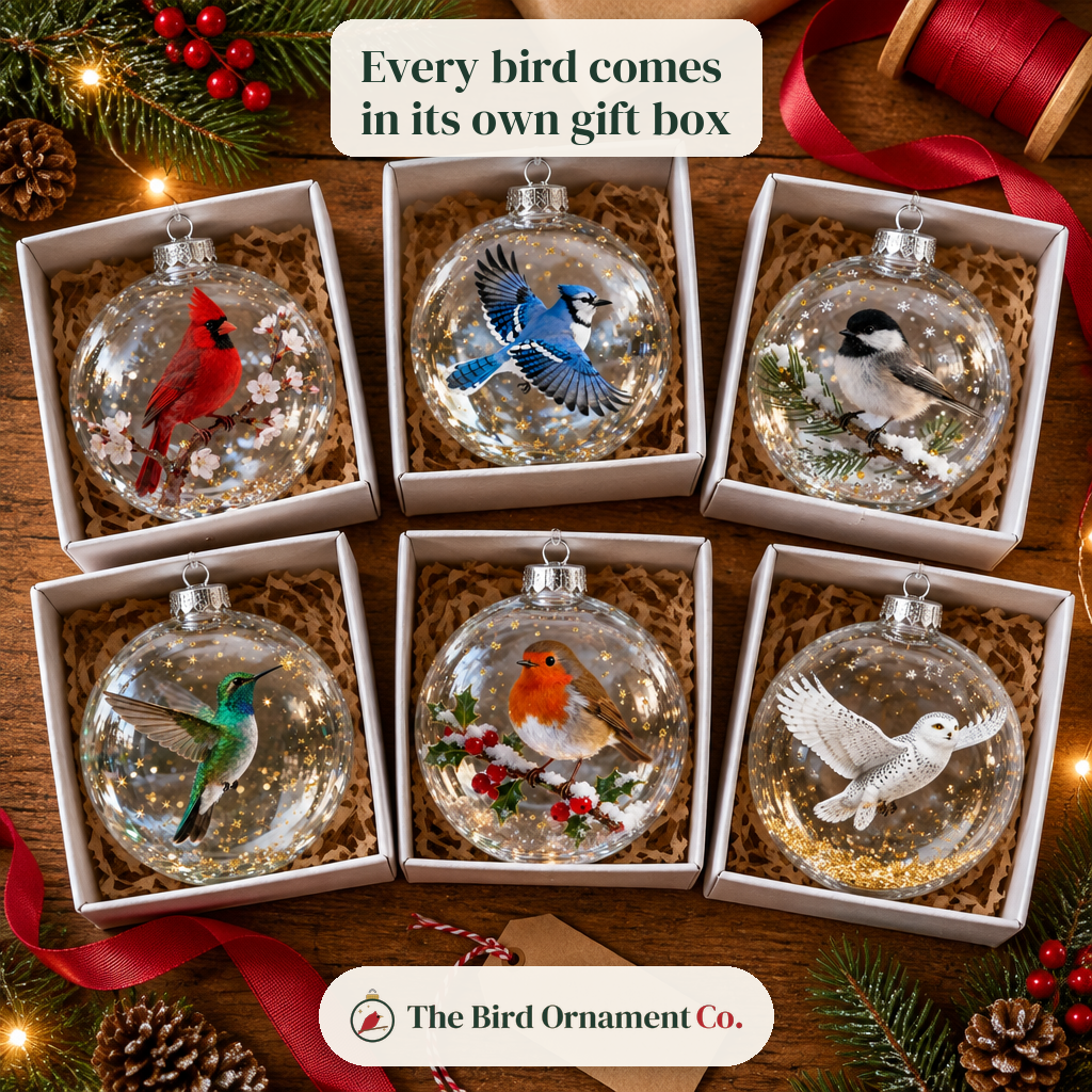 Backyard Bird Ornaments