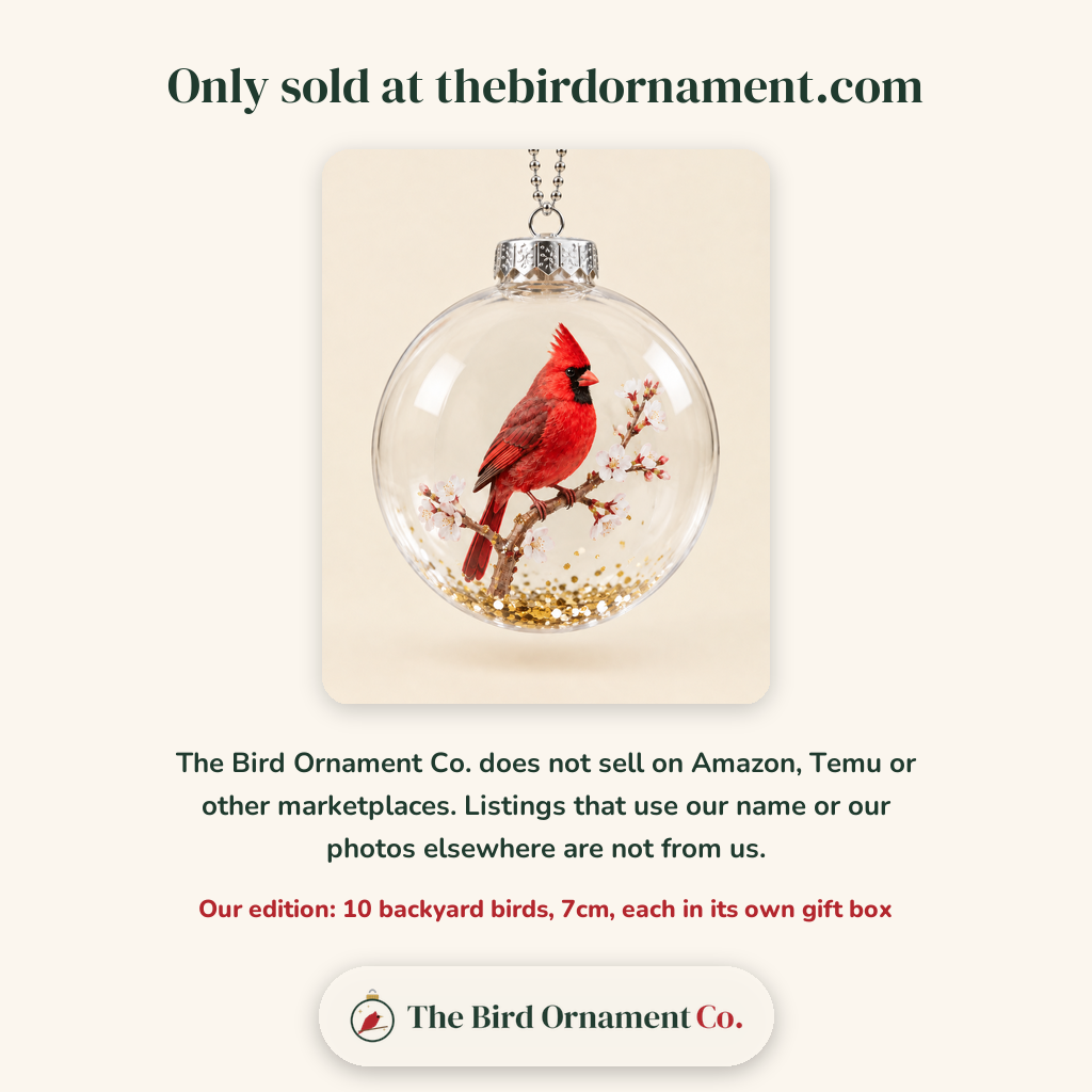 Backyard Bird Ornaments